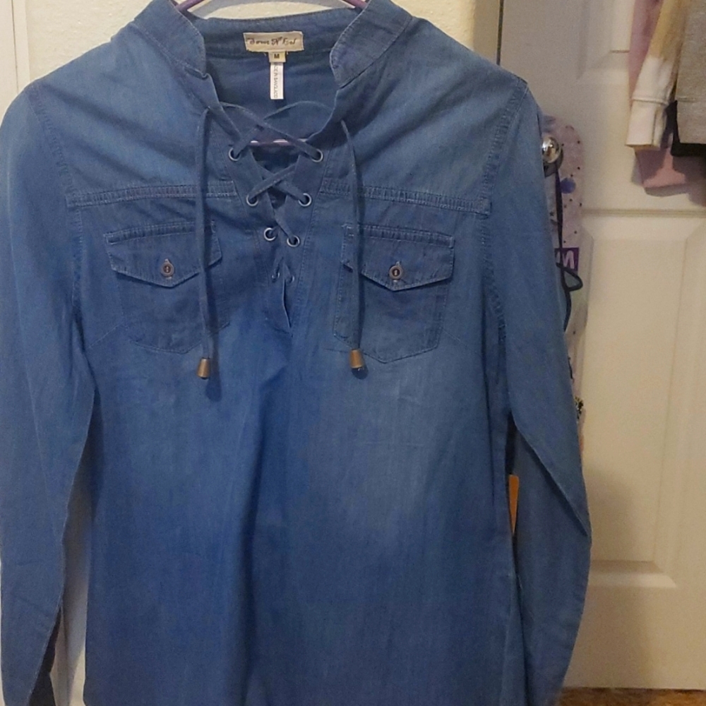 Light blue Denim dress